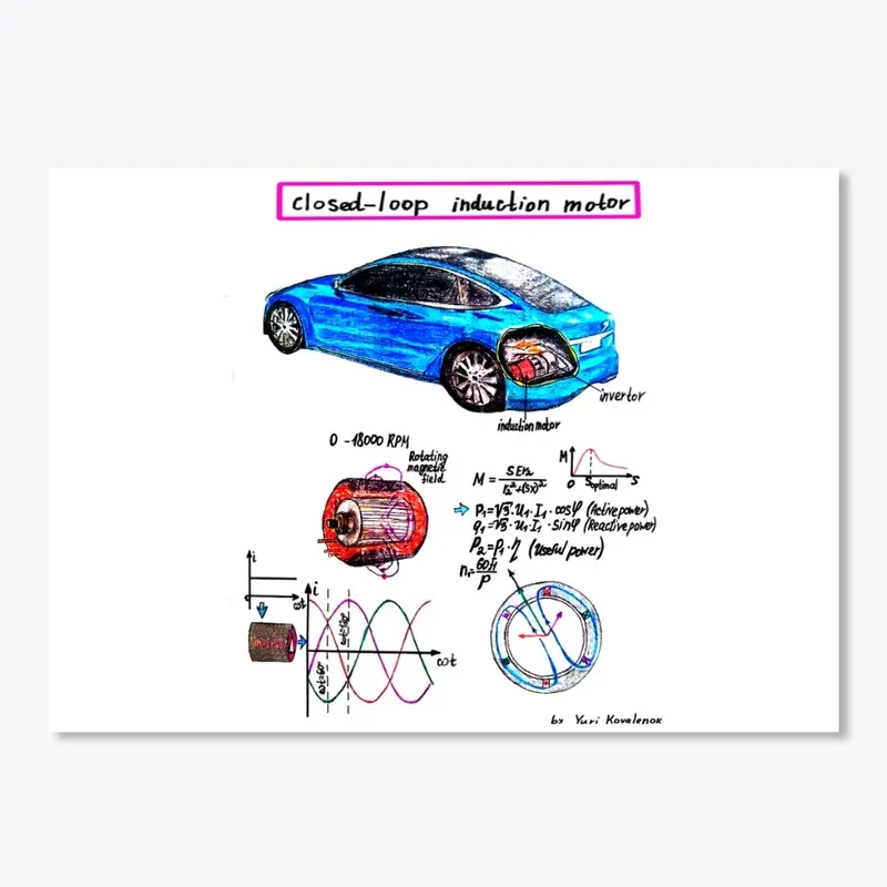 Closed-loop induction motor 